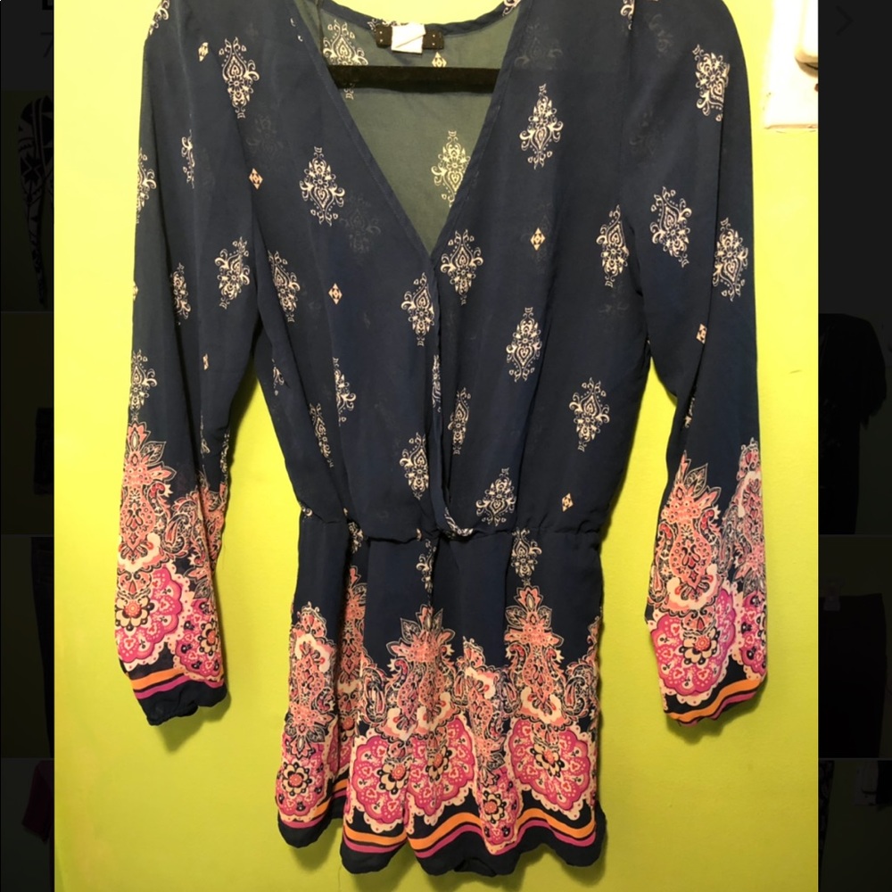 Long sleeve romper